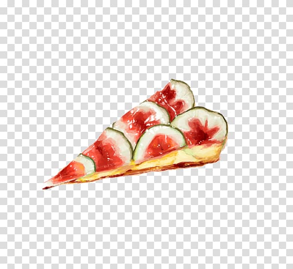 Smxf6rgxe5stxe5rta Food Drawing Watercolor painting Illustration, Triangle Cake transparent background PNG clipart