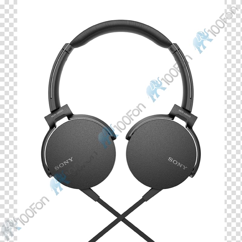 Sony XB550AP EXTRA BASS Noise-cancelling headphones Microphone Sony XB950BT EXTRA BASS, headphones transparent background PNG clipart