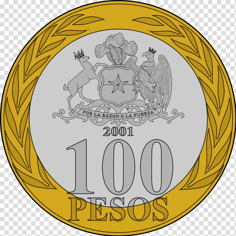 Chilean peso Currency Coin, Coin transparent background PNG clipart