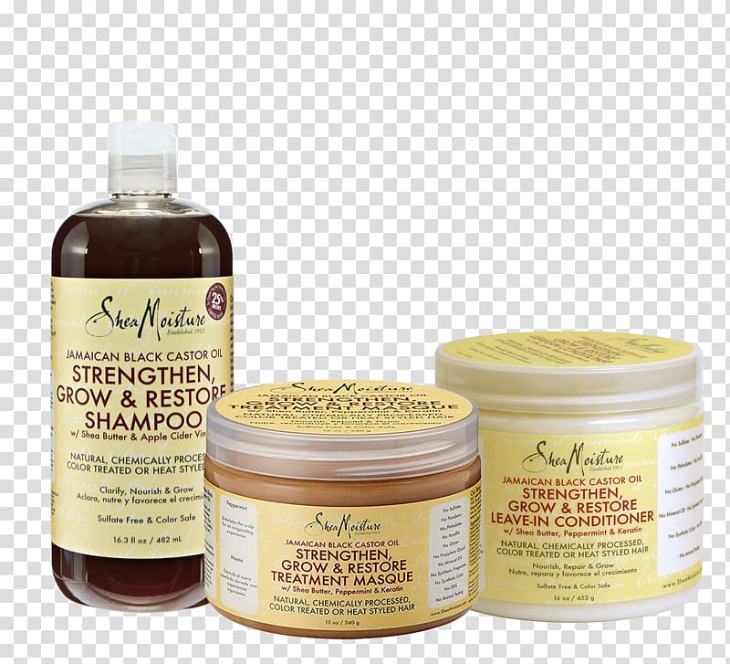 Shea Moisture Jamaican Black Castor Oil Shampoo Hair, oil transparent background PNG clipart
