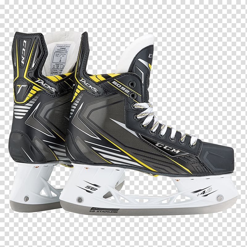 CCM Hockey Ice Skates Junior ice hockey Hockey Sticks, ice skates transparent background PNG clipart