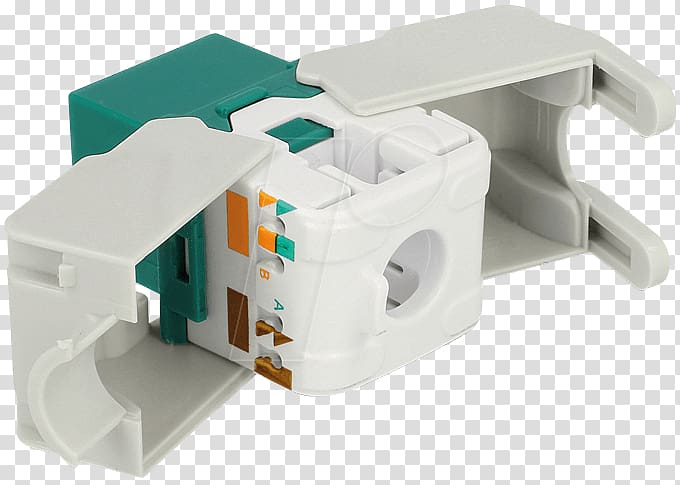 Electrical connector Keystone module 8P8C Category 6 cable Twisted pair, others transparent background PNG clipart