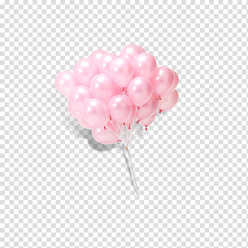Pink Balloon Designer, Floating Balloon transparent background PNG clipart