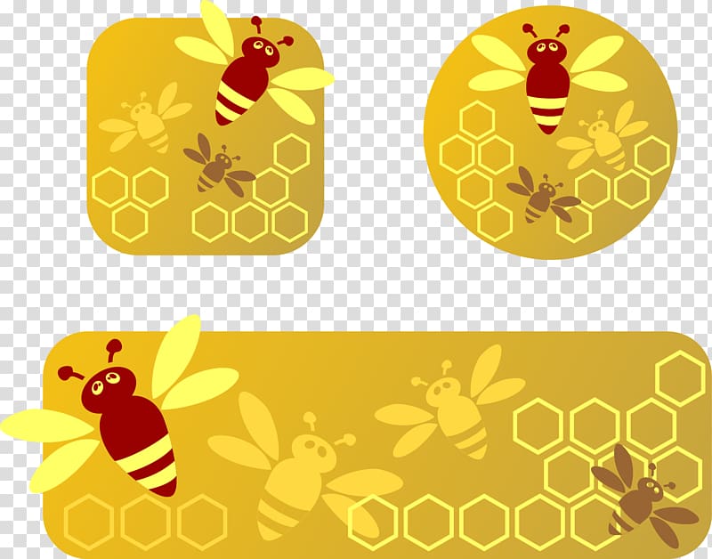 Mead Bee Insect Honeycomb, Bee transparent background PNG clipart