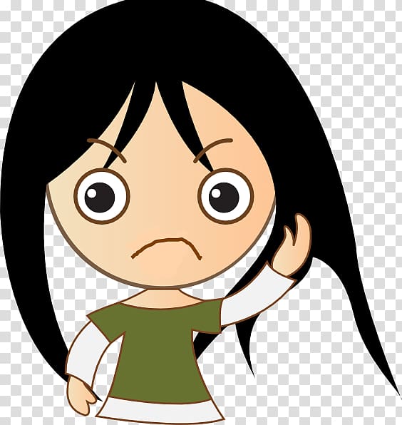 Sadness Girl , Girls Disappointed transparent background PNG clipart