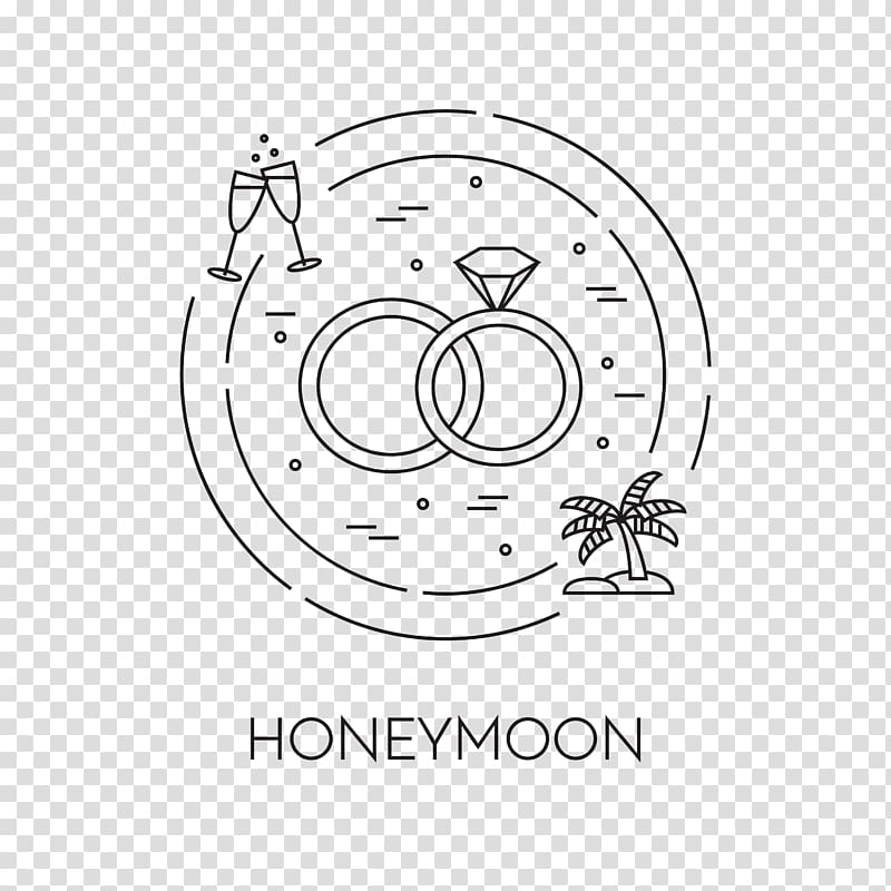 Wedding Text Honeymoon , aruba transparent background PNG clipart