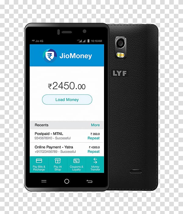 LYF 4G Price Android Jio, Water Shutting transparent background PNG clipart