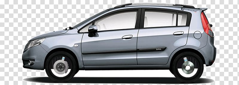 Compact car Alloy wheel City car Car door, Chevrolet Sail transparent background PNG clipart