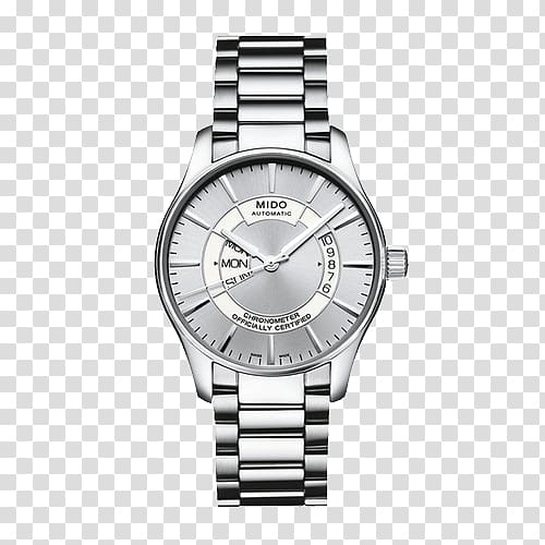 Chronometer watch Mido TAG Heuer Clock, Mido Bruner Series Watches transparent background PNG clipart