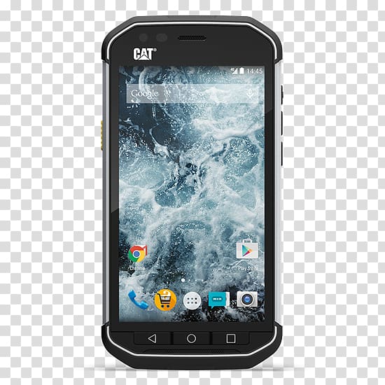 Cat phone Smartphone Dual SIM 6.53 oz rugged, smartphone transparent background PNG clipart