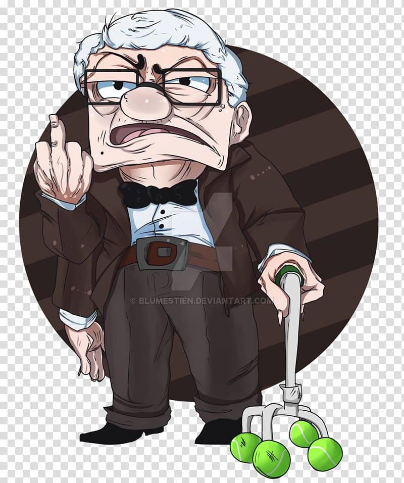 YouTube Cartoon, Carl Fredricksen transparent background PNG clipart