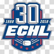 1988 to 2018 30 ECHL illustration, ECHL Logo transparent background PNG clipart