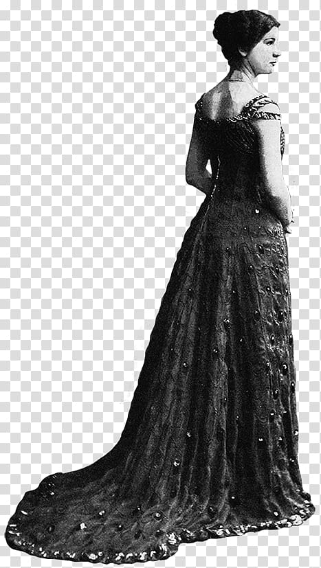 Gown Cocktail dress Shoulder Fashion, victorian woman transparent background PNG clipart