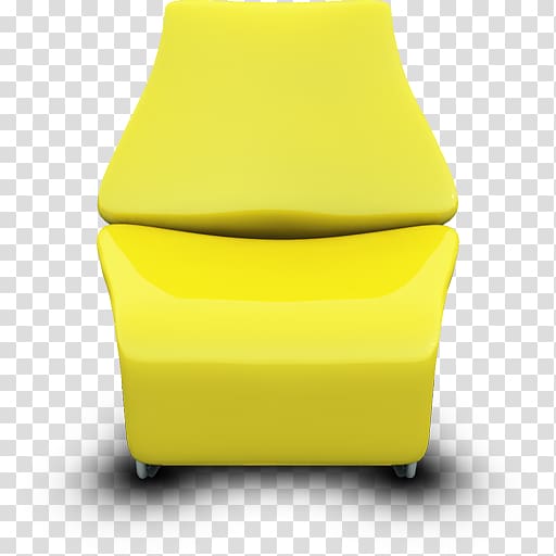 yellow chair , angle yellow car seat cover, Yellow Seat transparent background PNG clipart