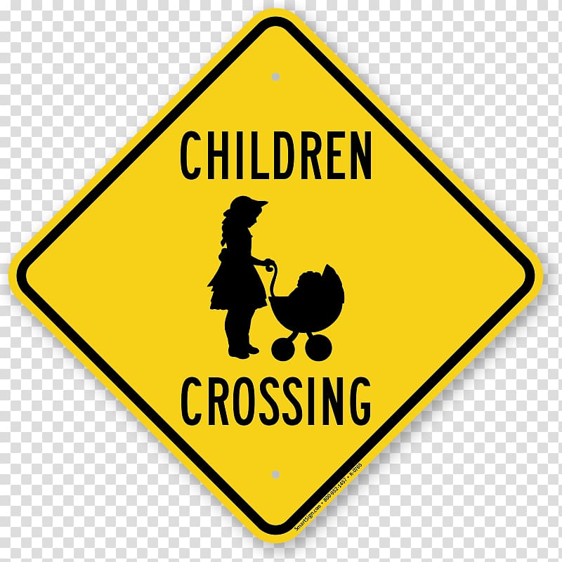 Safety Child Traffic sign Warning sign, traffic safety transparent background PNG clipart