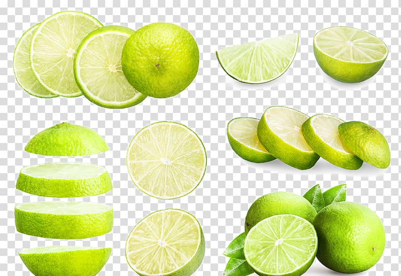 slice lime lot, Juice Lemon-lime drink Lemon-lime drink Lemonade, Green juicy lemon transparent background PNG clipart