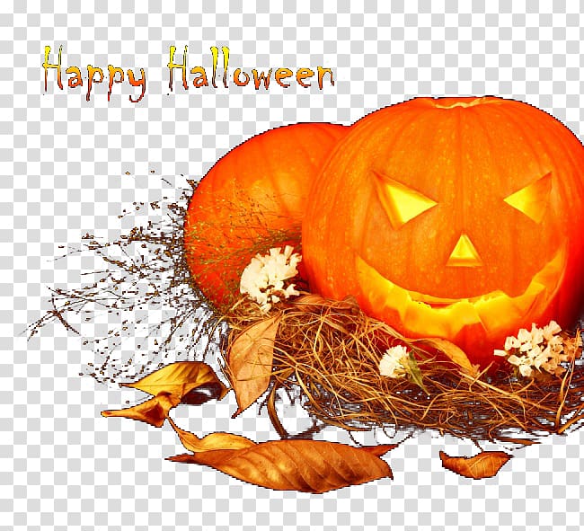 Pumpkin Halloween Jack-o\'-lantern Mask Calabaza, Happy Halloween pumpkins transparent background PNG clipart