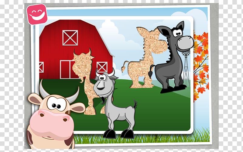 Jigsaw Puzzles Animals Puzzle Animals cartoon jigsaw puzzle Puzzle Farm Animals Animals Tile Puzzle ♥, child transparent background PNG clipart
