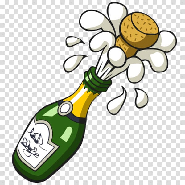 Champagne glass Sparkling wine , Champagne Bottle transparent background PNG clipart