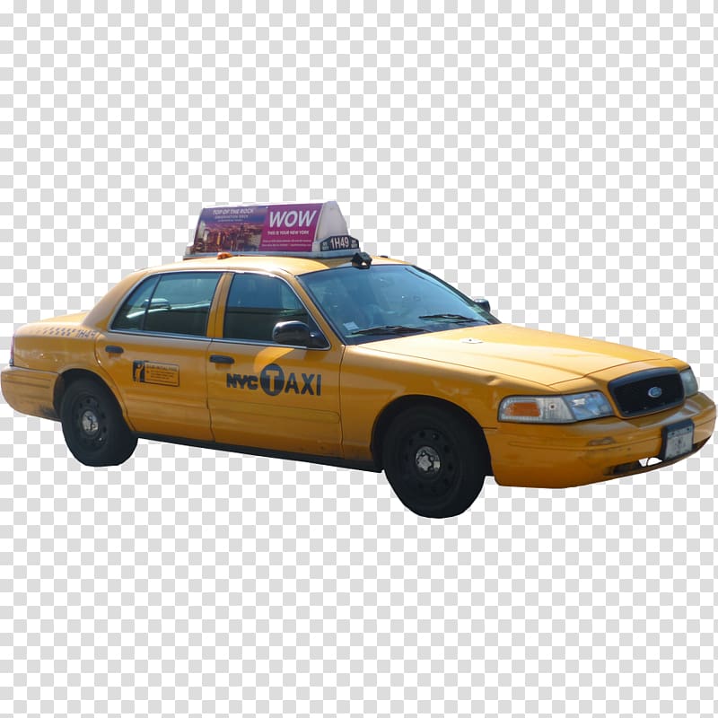 John F. Kennedy International Airport Ford Crown Victoria Police Interceptor Taxi Car, taxi transparent background PNG clipart