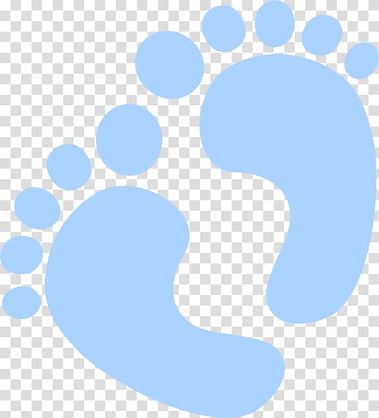 blue footprints art, Infant , foot transparent background PNG clipart