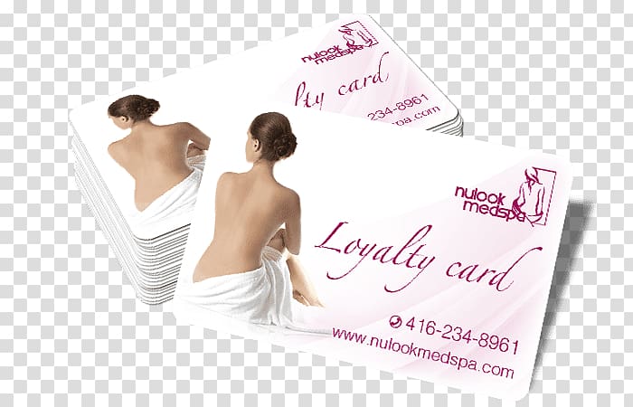 Wave To Get Loyalty program rejuvenation Fraxel Business, Spa Business Card transparent background PNG clipart