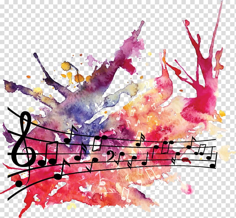 musical notes illustration, Musical note Choir Concert, musical note transparent background PNG clipart