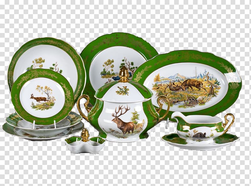 Plate Porcelain Service de table Tableware Green, Plate transparent background PNG clipart