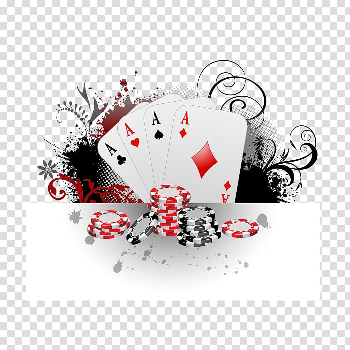 four ace playing cards illustration, Welcome to Fabulous Las Vegas sign GoldenSlot Adobe Illustrator, casino elements transparent background PNG clipart