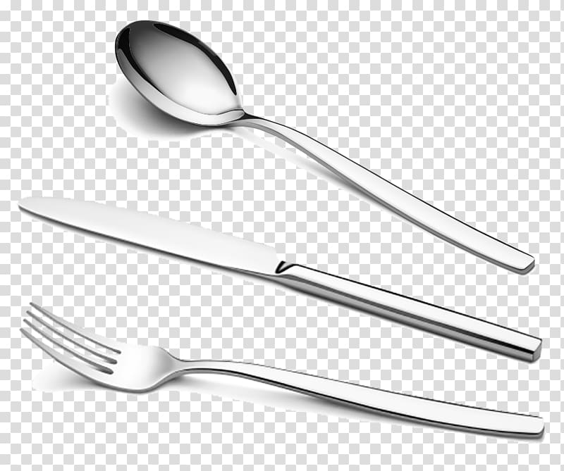 European cuisine Knife Tableware Fork, Western silver tableware transparent background PNG clipart