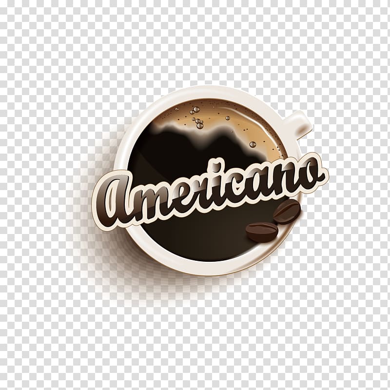 Coffee Cafe Label, Rich coffee transparent background PNG clipart