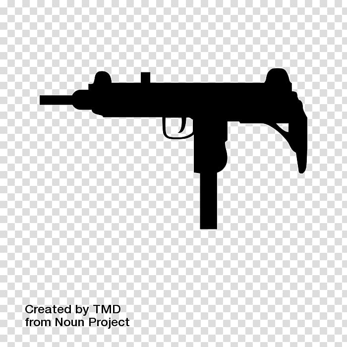 Uzi Submachine gun Firearm, machine gun transparent background PNG clipart