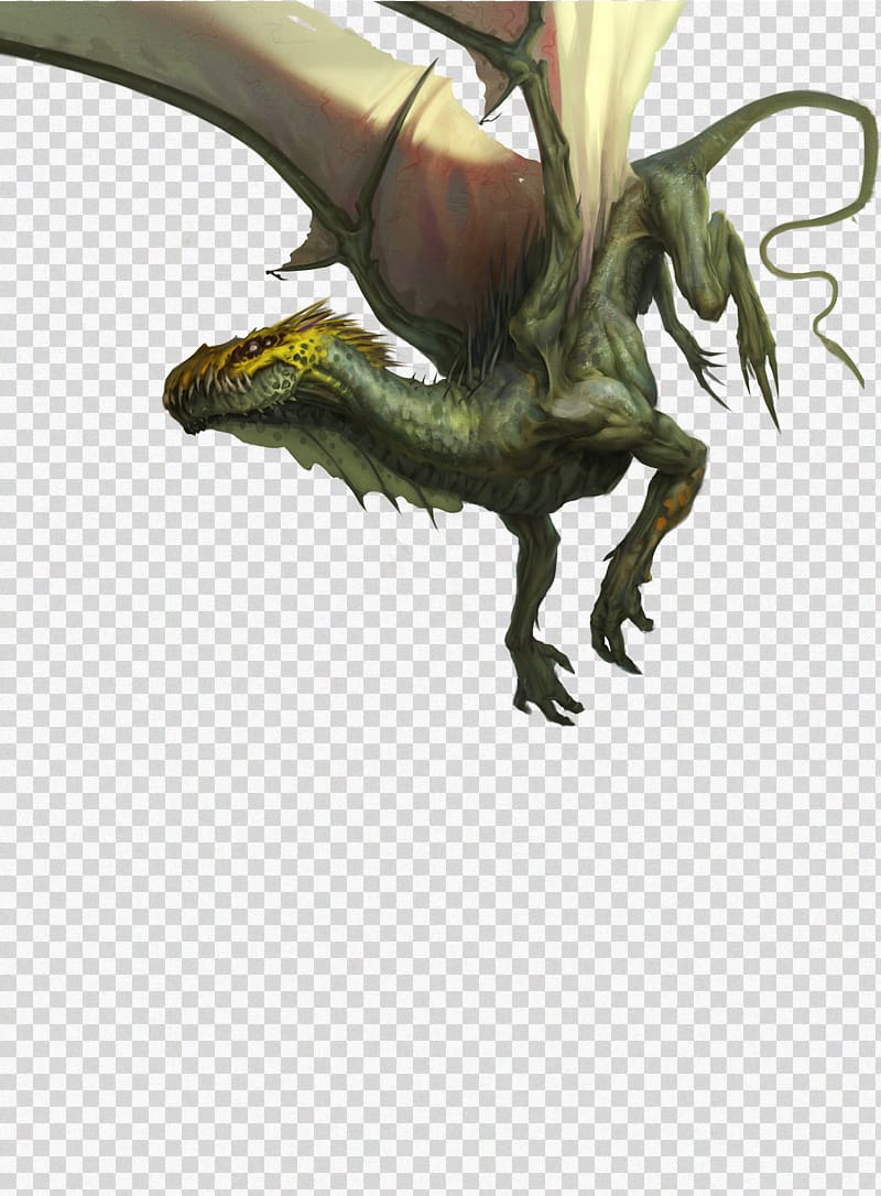 Chinese dragon, Painted green dragon dive transparent background PNG clipart