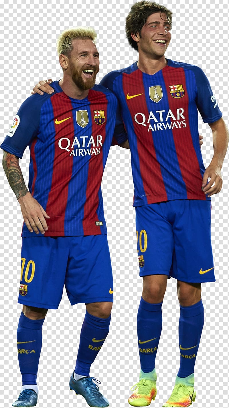 Sergi Roberto Lionel Messi Jersey FC Barcelona Spain national football team, lionel messi transparent background PNG clipart