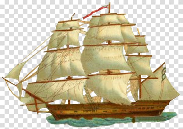 Brigantine Galleon Ship of the line Clipper Full-rigged ship, Ship transparent background PNG clipart