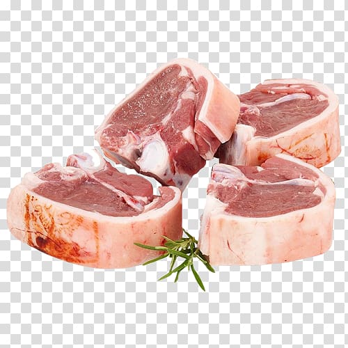 Ham Lamb and mutton Loin chop Hot pot Goat meat, lamb loin transparent background PNG clipart