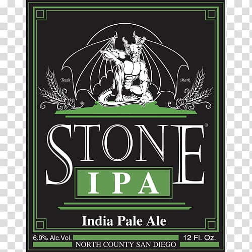 India pale ale Beer Stone Brewing Co. Stone IPA, beer transparent background PNG clipart