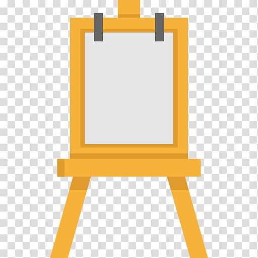 Easel Painting Art Canvas, canvas transparent background PNG clipart