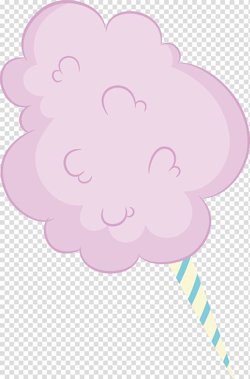 Cotton candy Purple , Purple cotton candy transparent background PNG clipart