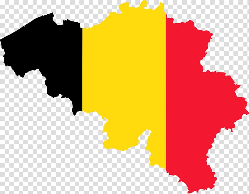 Flag of Belgium Blank map, map transparent background PNG clipart