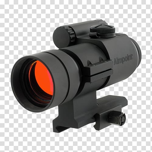 Red dot sight Aimpoint AB Reflector sight Aimpoint CompM4, Sights transparent background PNG clipart