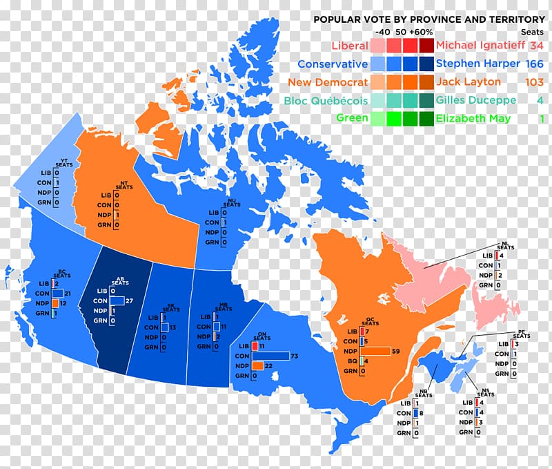 Canada Map Canadian federal election, 2011, Canada transparent background PNG clipart