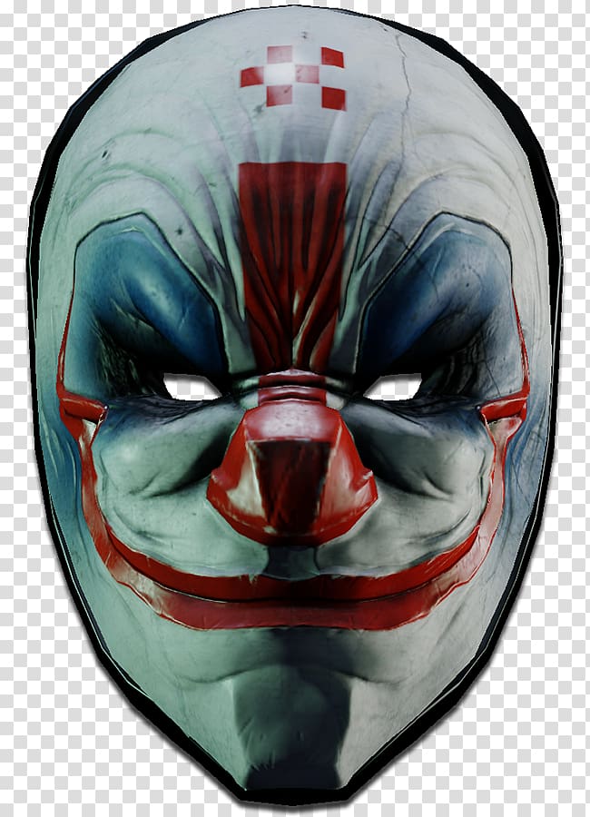 Payday 2 Payday: The Heist Mask Character able content, Mask transparent background PNG clipart