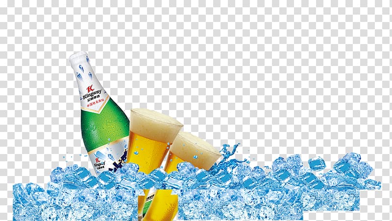 Wine Ice beer Drink, Ice transparent background PNG clipart