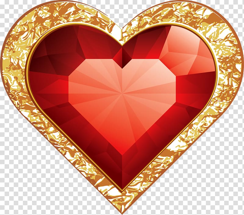 Heart Animation Love Internet, gold heart transparent background PNG clipart