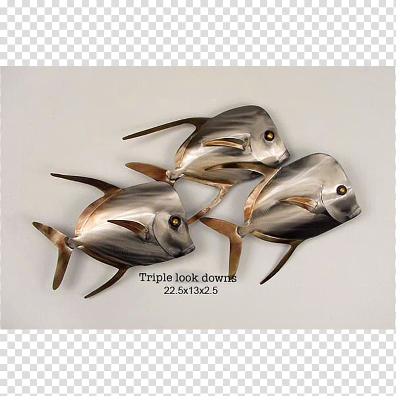 Lookdown Decorative arts Metal Shoaling and schooling, 3D Fish transparent background PNG clipart