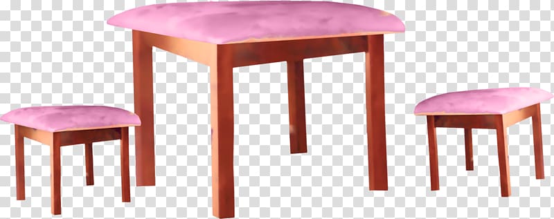 Table Chair Stool, log tables transparent background PNG clipart