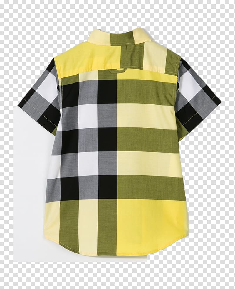 T-shirt Boys Burberry Check Collar Polo Shirt Clothing, plaid vest transparent background PNG clipart