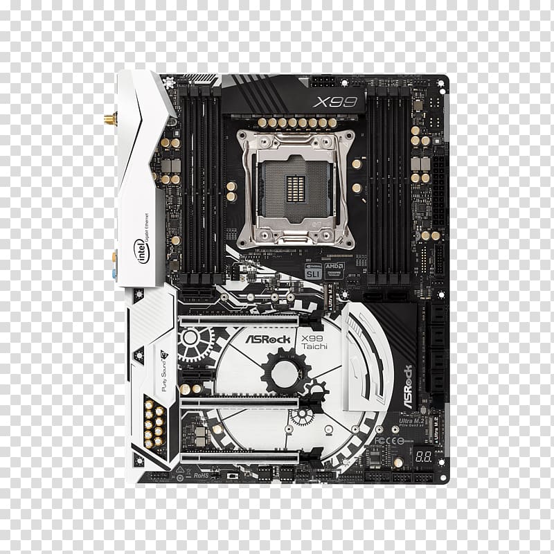 Motherboard X99 Taichi LGA 2011 Intel X99 ASRock, Massachusetts Route 99 transparent background PNG clipart