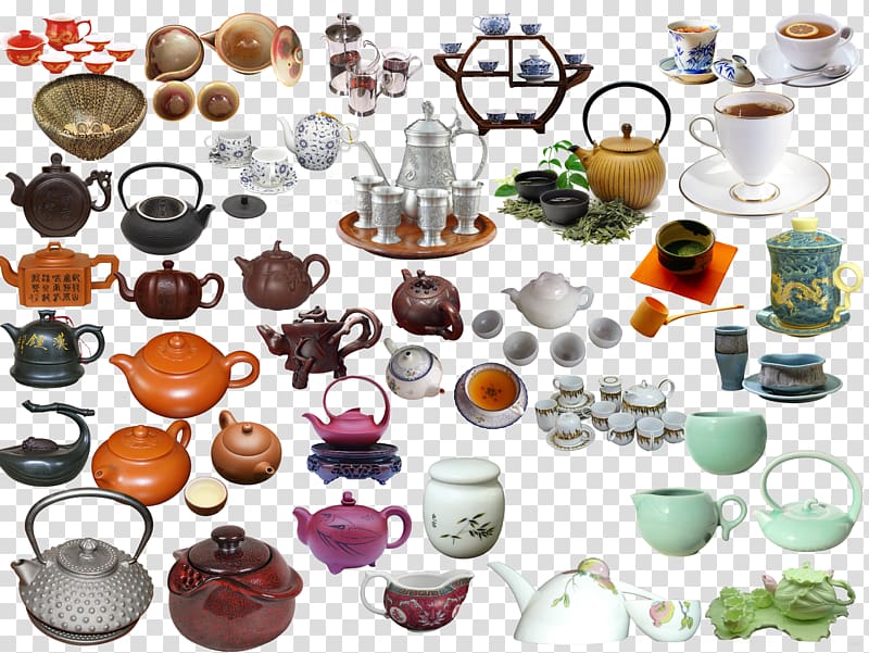 Teapot Coffee cup Porcelain Ceramic, Tea set transparent background PNG clipart